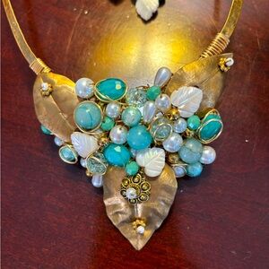 Nurit Niskala Collar Nec and Earrings